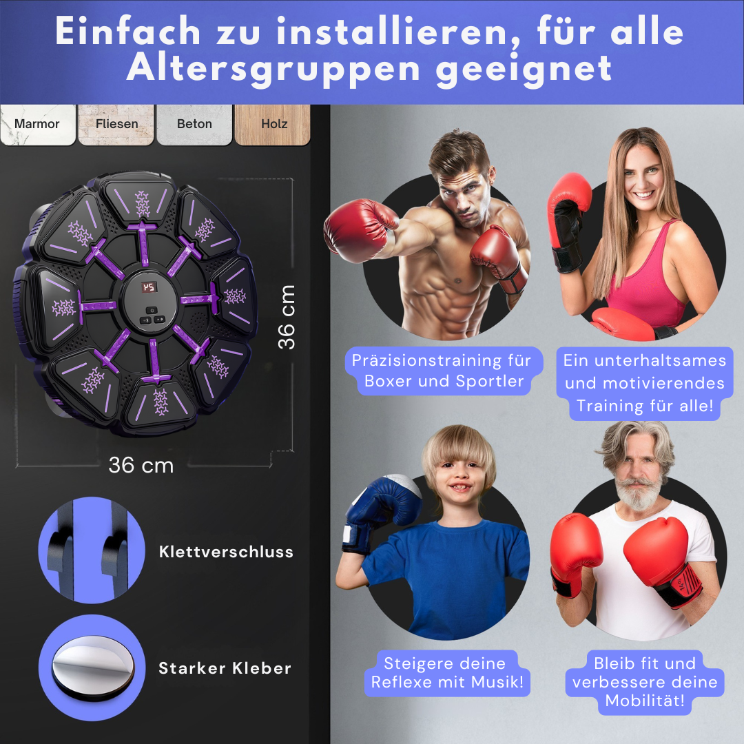 Musik Boxmaschine + Handschuhe Gratis