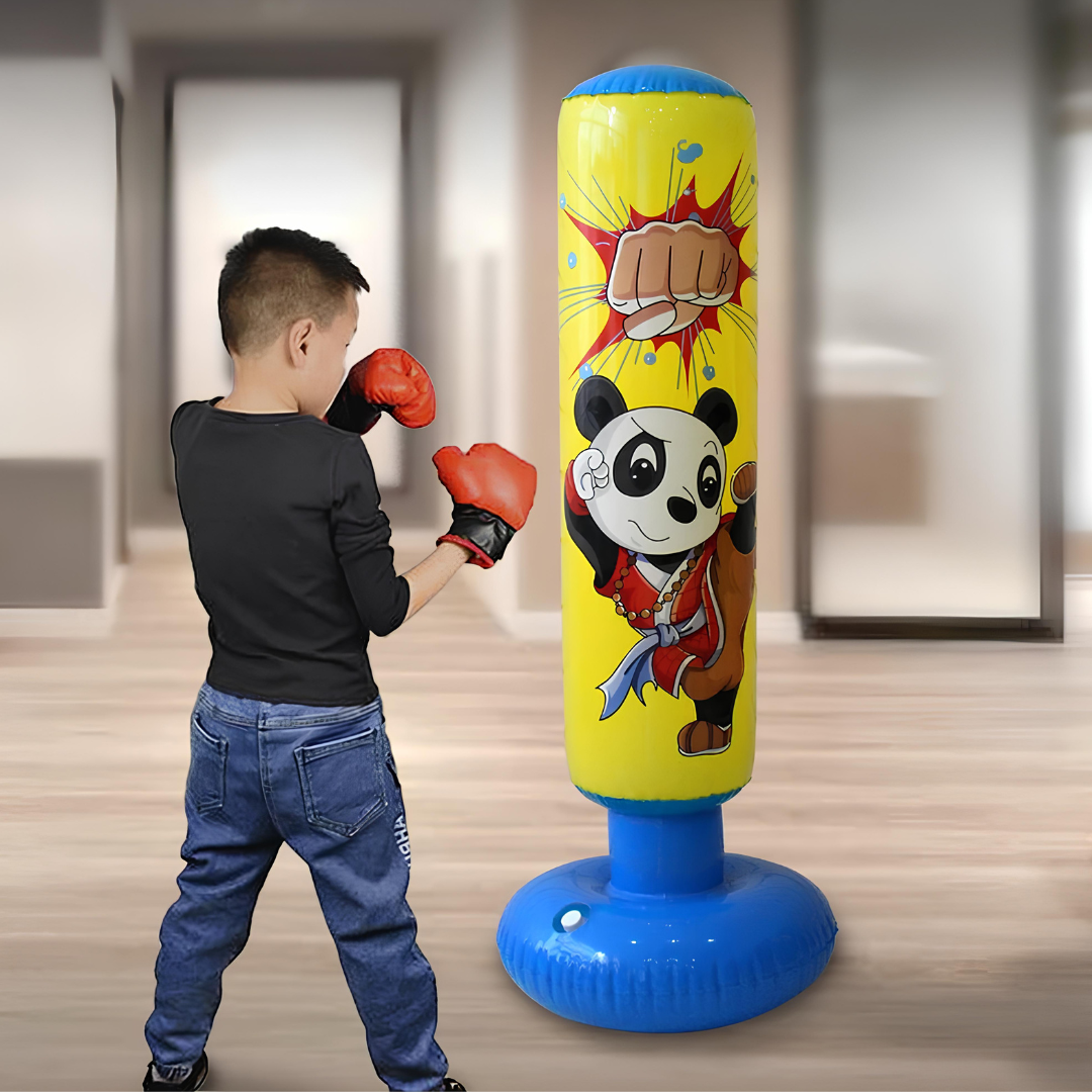 Aufblasbarer Boxsack mit Panda-Design für Kinder