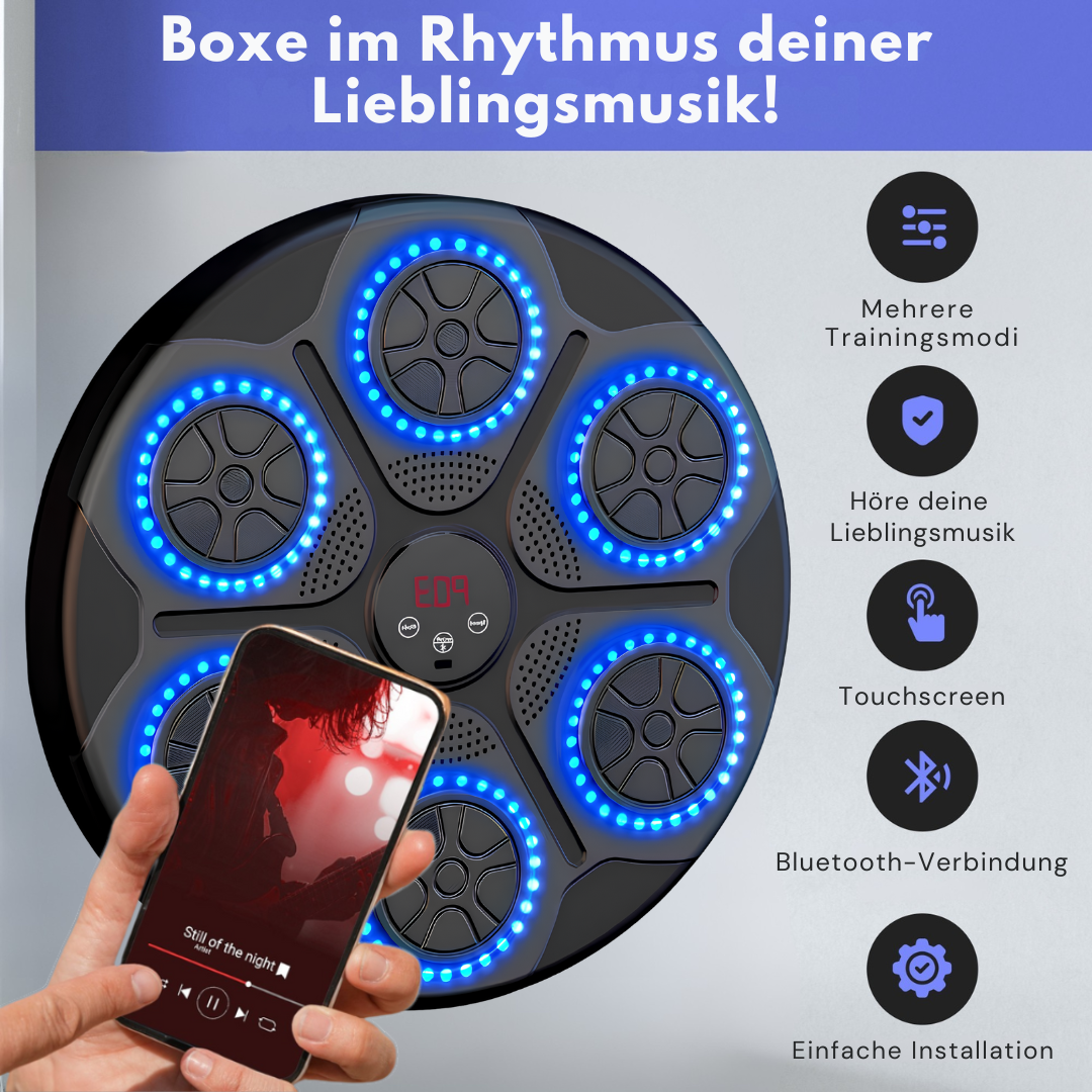 Music Boxing Machine Bluetooth Professionell + Handschuhe Geschenkt