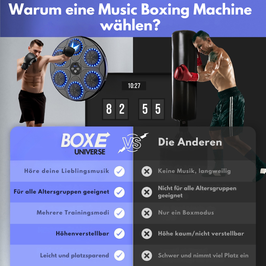 Music Boxing Machine Bluetooth Professionell + Handschuhe Geschenkt